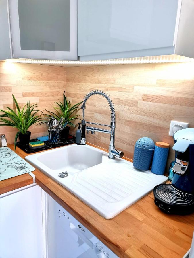 Appartement Vue Mer,Acces Direct Plage,Fibre,Clim,Parking Public Gratuit Ле Баркарес Экстерьер фото