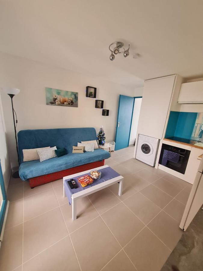 Appartement Vue Mer,Acces Direct Plage,Fibre,Clim,Parking Public Gratuit Ле Баркарес Экстерьер фото