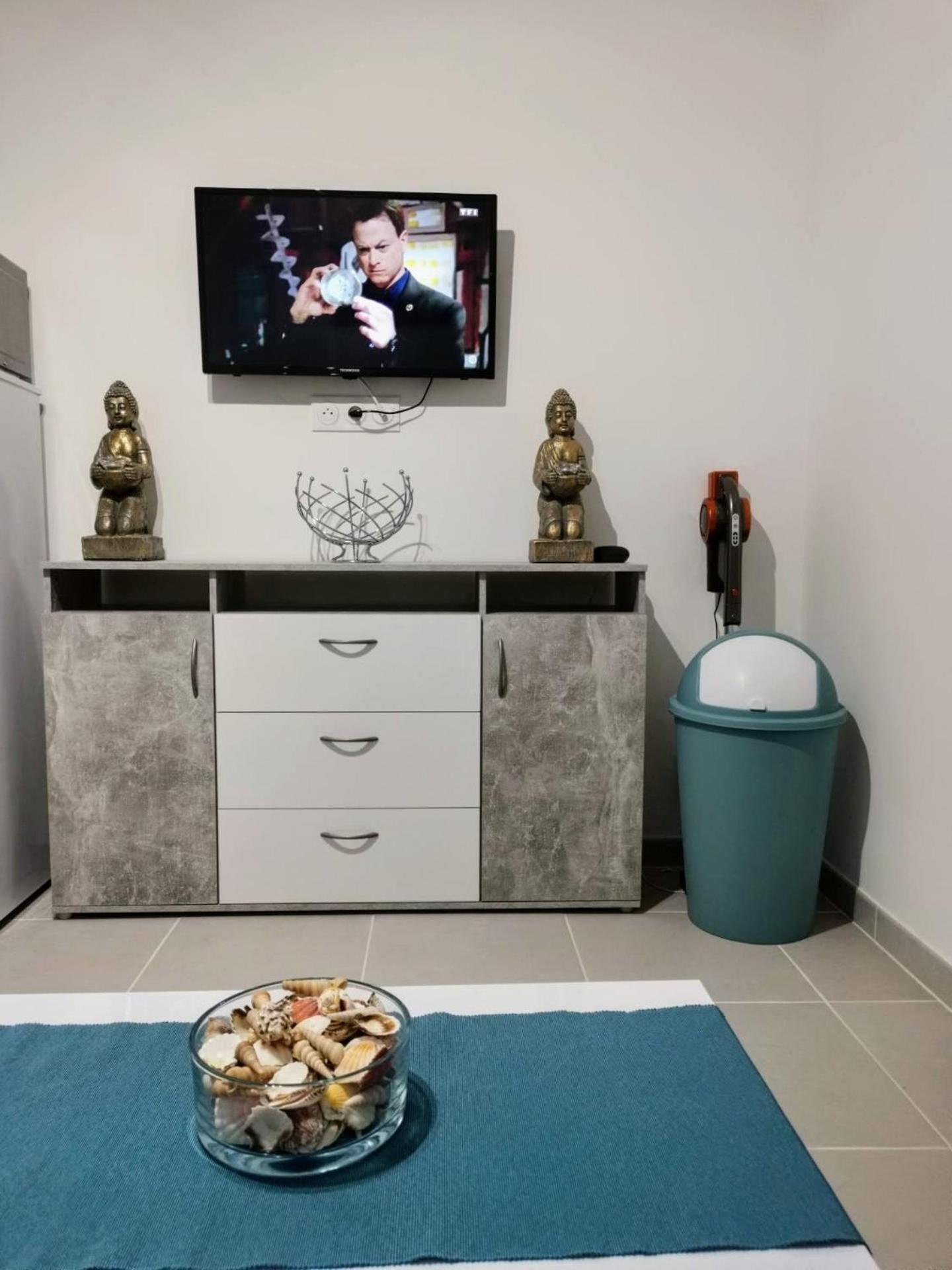 Appartement Vue Mer,Acces Direct Plage,Fibre,Clim,Parking Public Gratuit Ле Баркарес Экстерьер фото